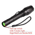 Aluminum Torch Powerful Zoom Tactical XML-T6 LED Flashlight